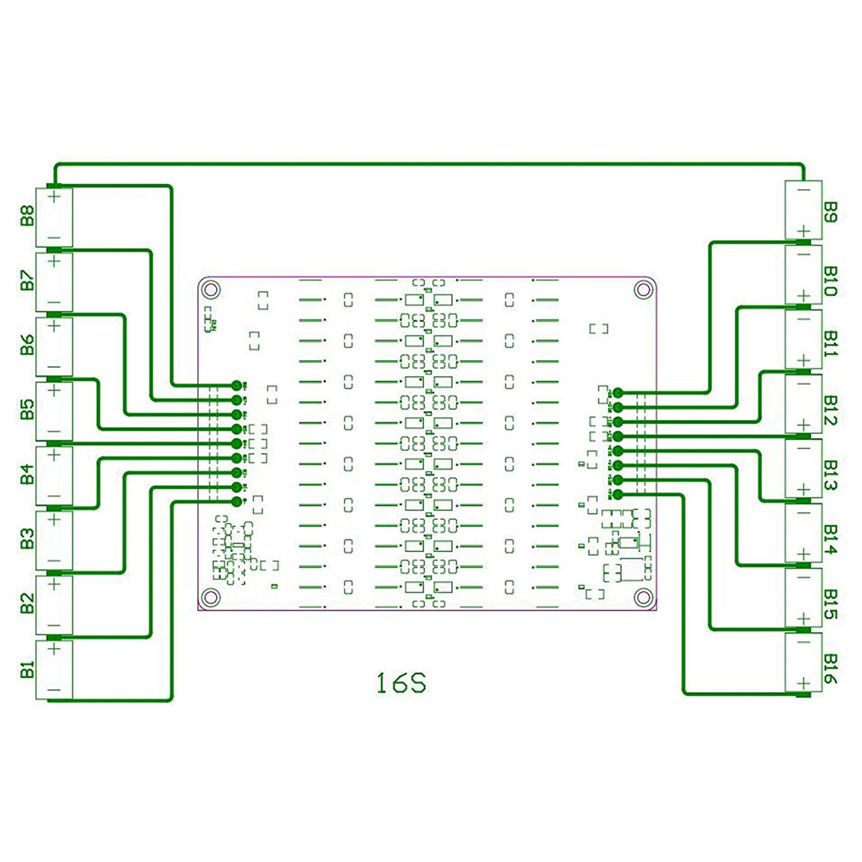 B04C-2X 12S 13S 14S 15S 16S Ак – обзор и цена 12S Lipo Battery Balancing Board