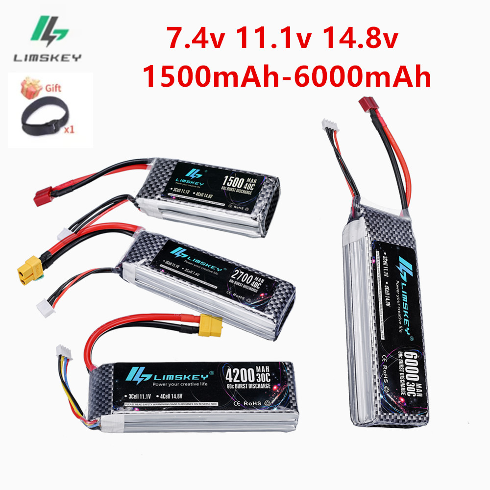 2S 3S 4S Lipo аккумулятор 7,4  – обзор и цена 4S Lipo Battery 14.8V 6000Mah